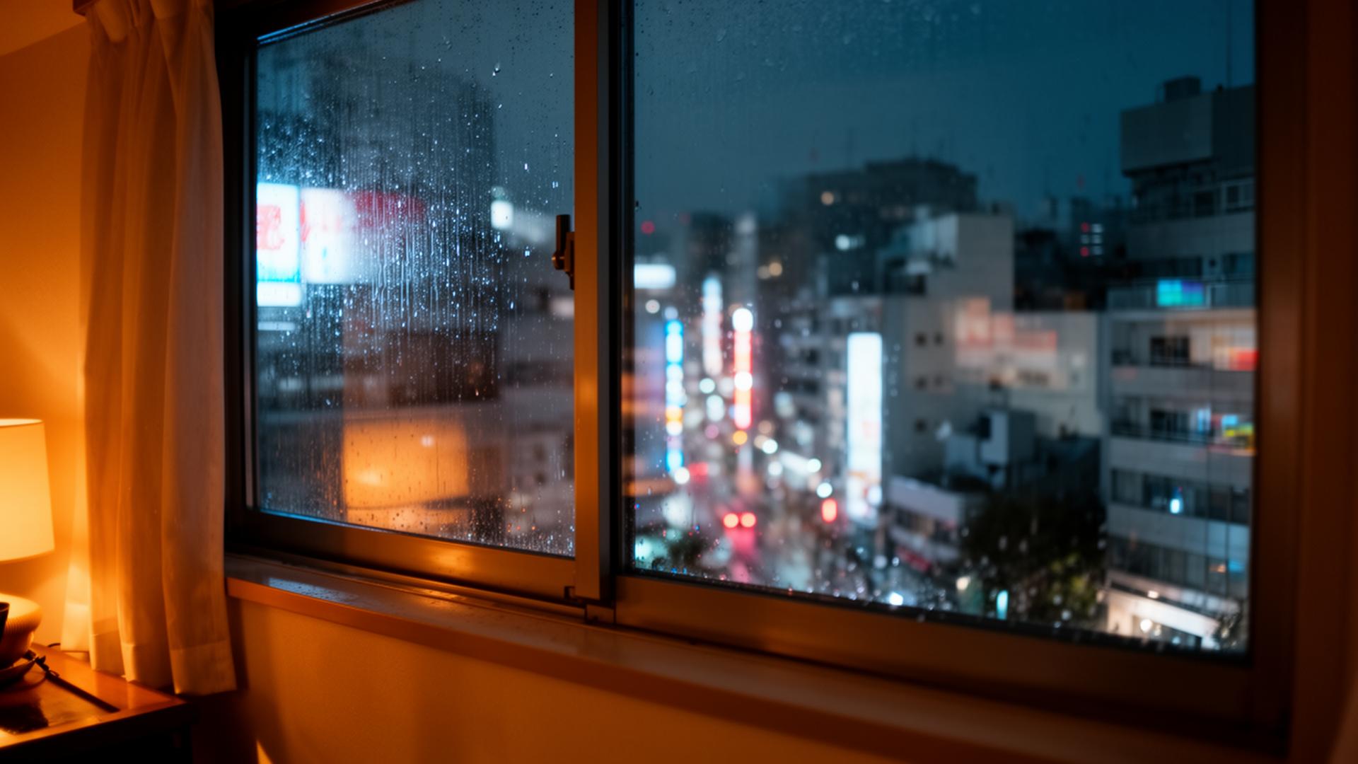 Rainy Tokyo Apartment